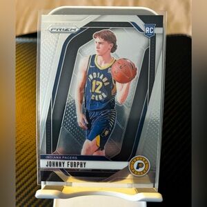 Johnny Furphy 2024-25 Panini Prizm Rookie NBA Trading Card #237 Indiana Pacers